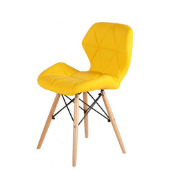 PU Leather Beech Wood legs Chair